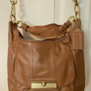 Coach 16808 / Kristin Brown Leather Hobo